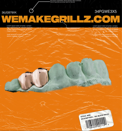 DOUBLE CAP GOLD GRILL