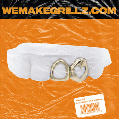 DOUBLE CAP GOLD GRILL