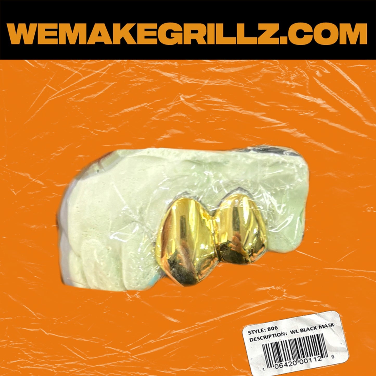 DOUBLE CAP GOLD GRILL